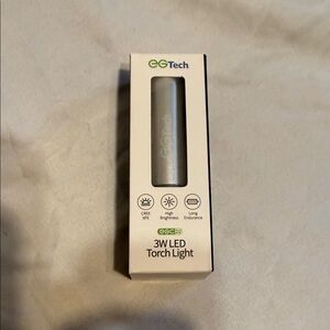 Silver 3W LED Torch Light